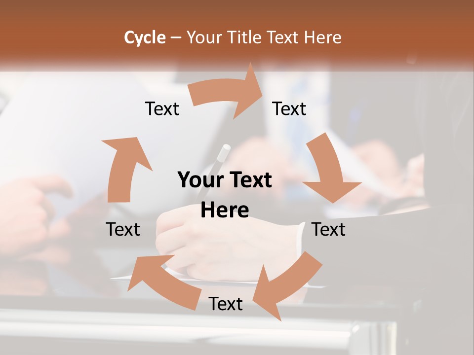 Man Blue Sky Property PowerPoint Template