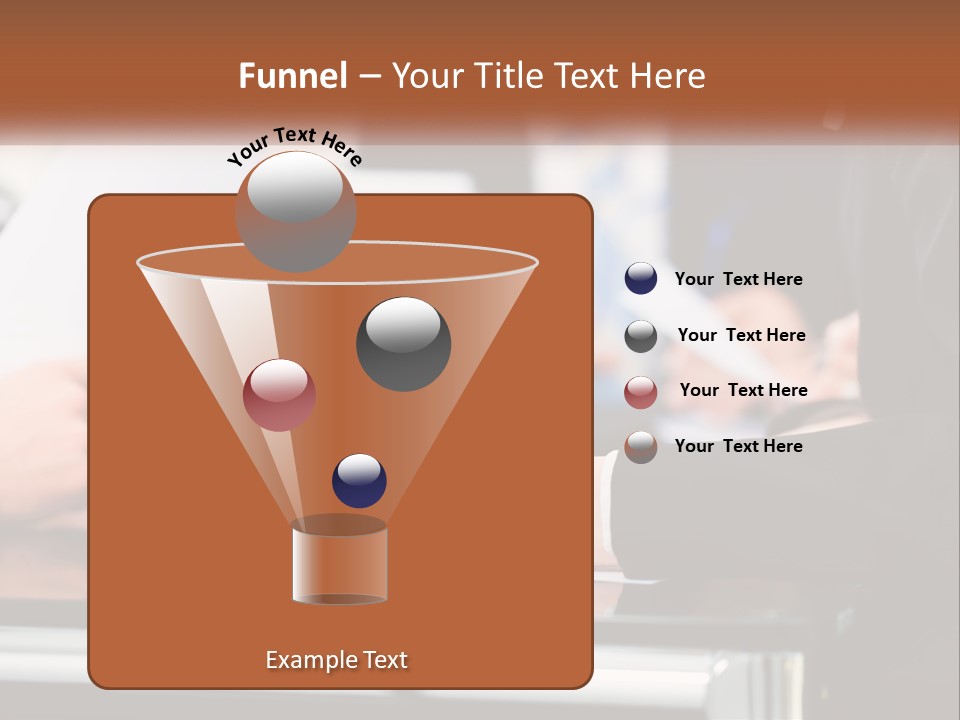 Man Blue Sky Property PowerPoint Template