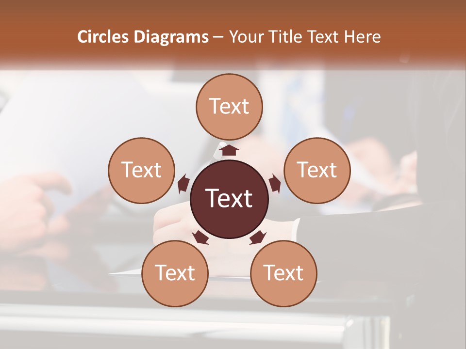 Man Blue Sky Property PowerPoint Template