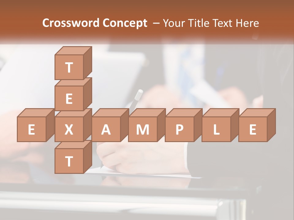 Man Blue Sky Property PowerPoint Template