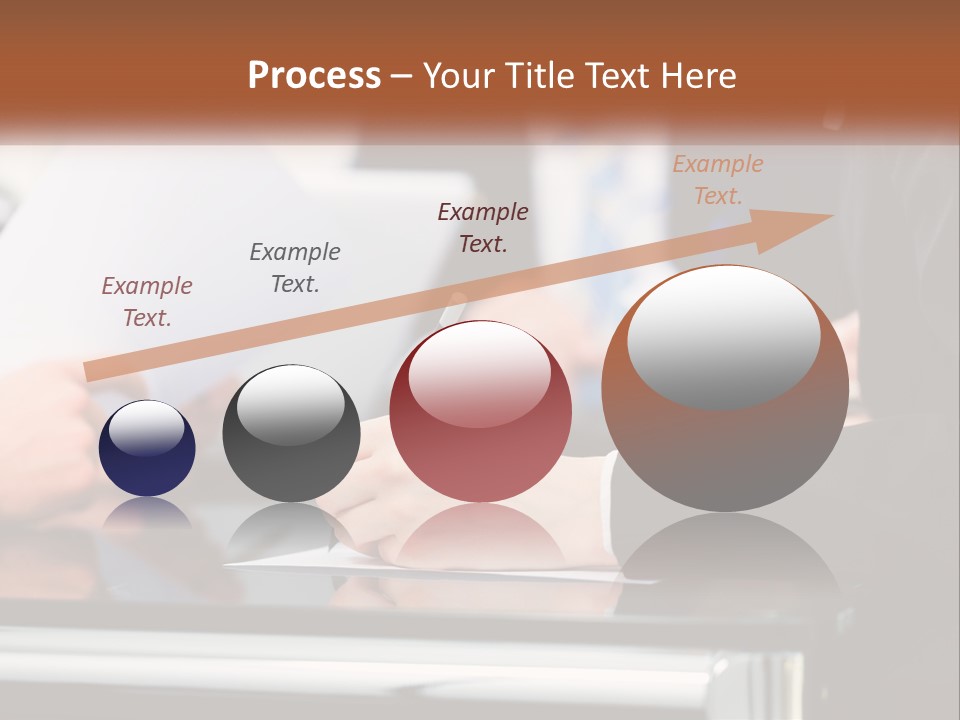 Man Blue Sky Property PowerPoint Template