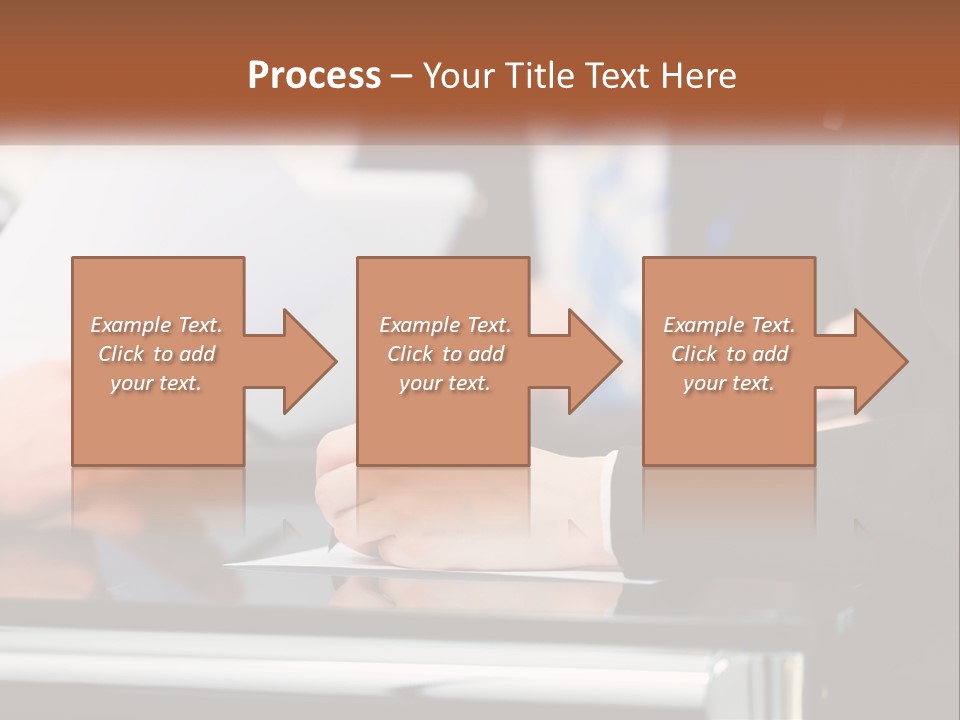 Man Blue Sky Property PowerPoint Template