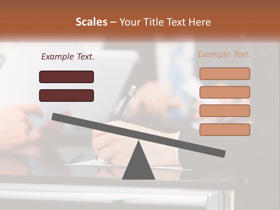 Man Blue Sky Property PowerPoint Template