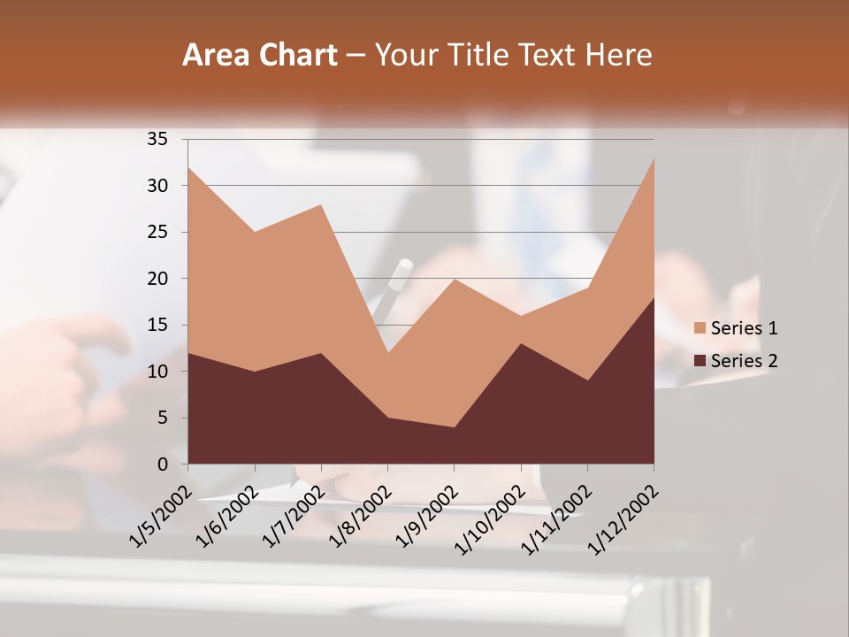Man Blue Sky Property PowerPoint Template