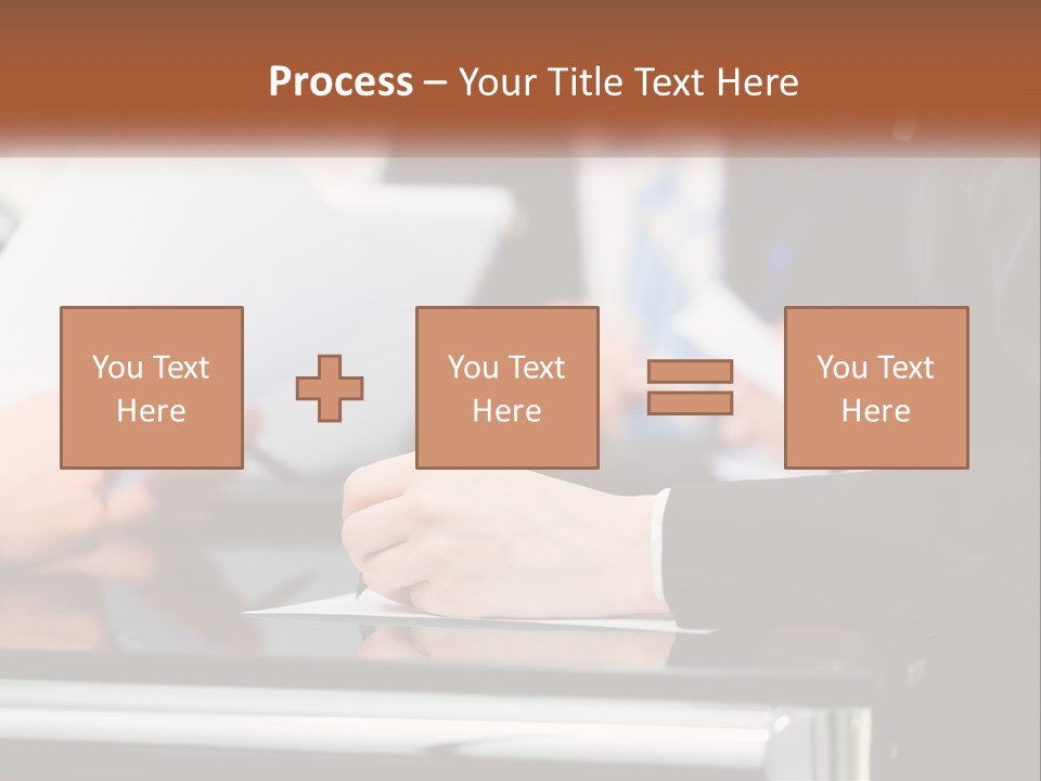 Man Blue Sky Property PowerPoint Template