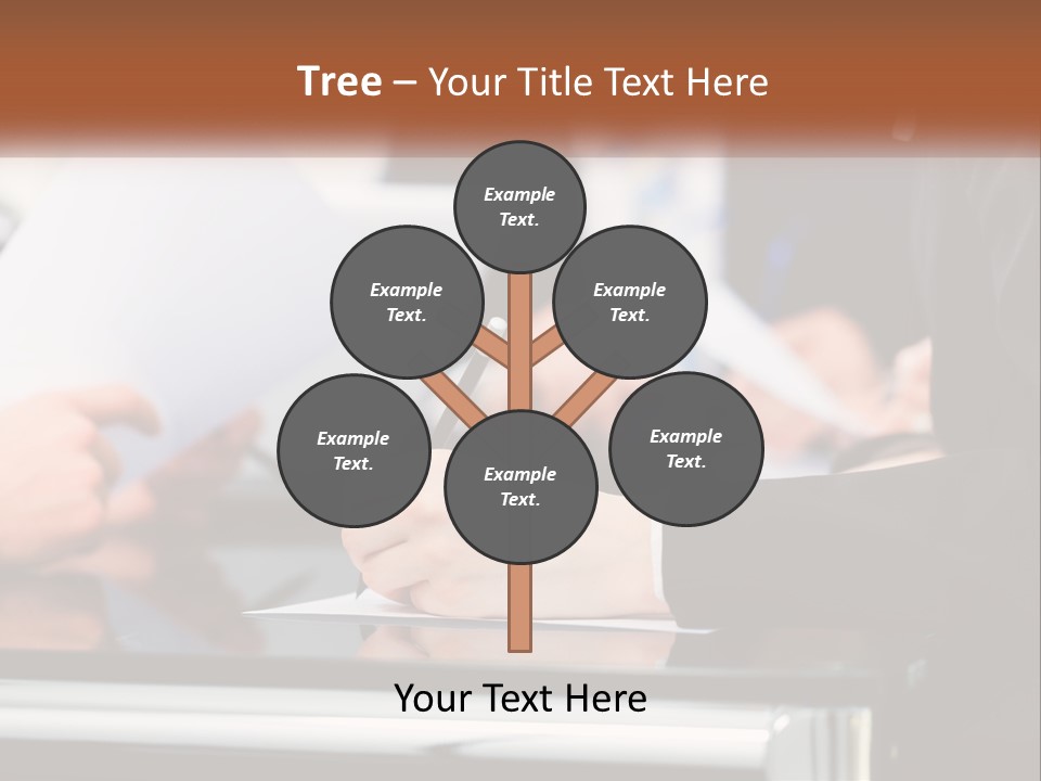 Man Blue Sky Property PowerPoint Template