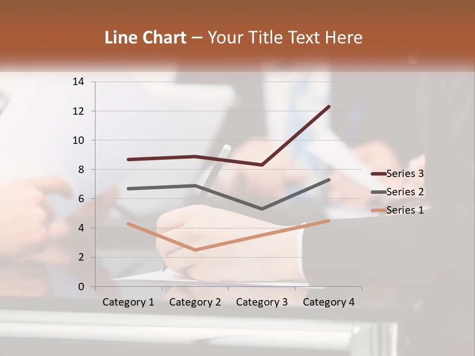 Man Blue Sky Property PowerPoint Template