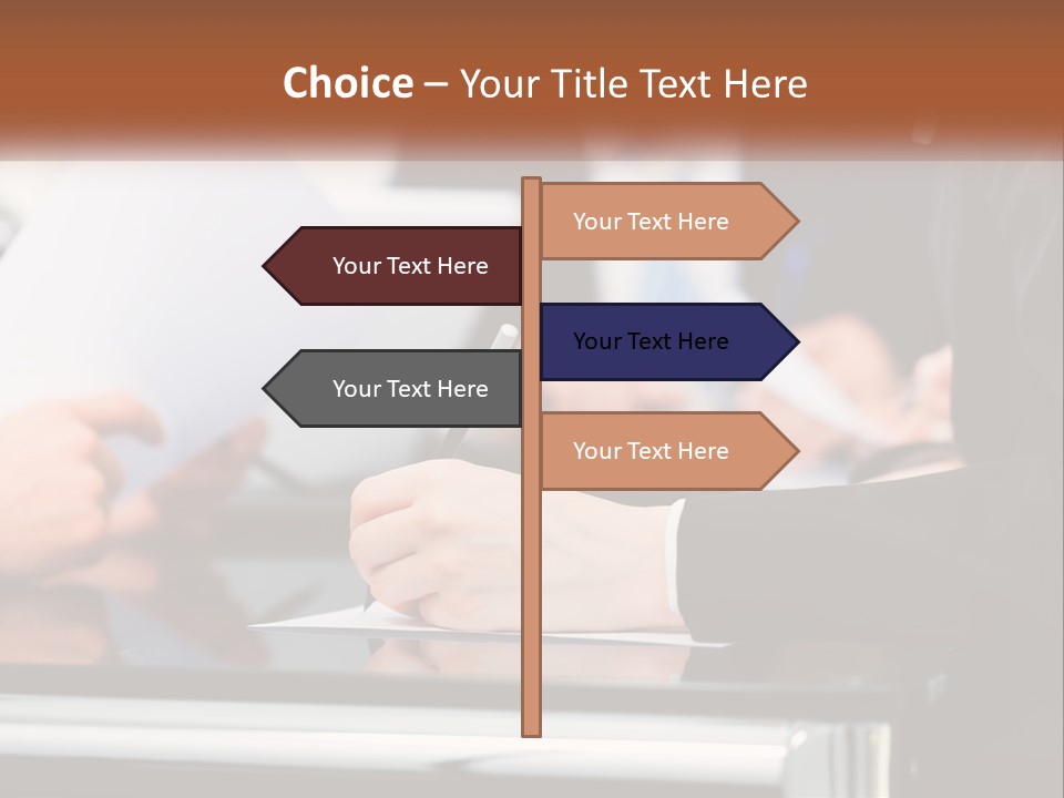 Man Blue Sky Property PowerPoint Template