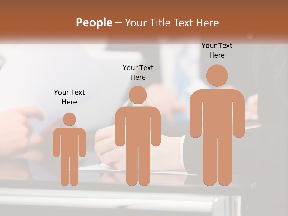 Man Blue Sky Property PowerPoint Template