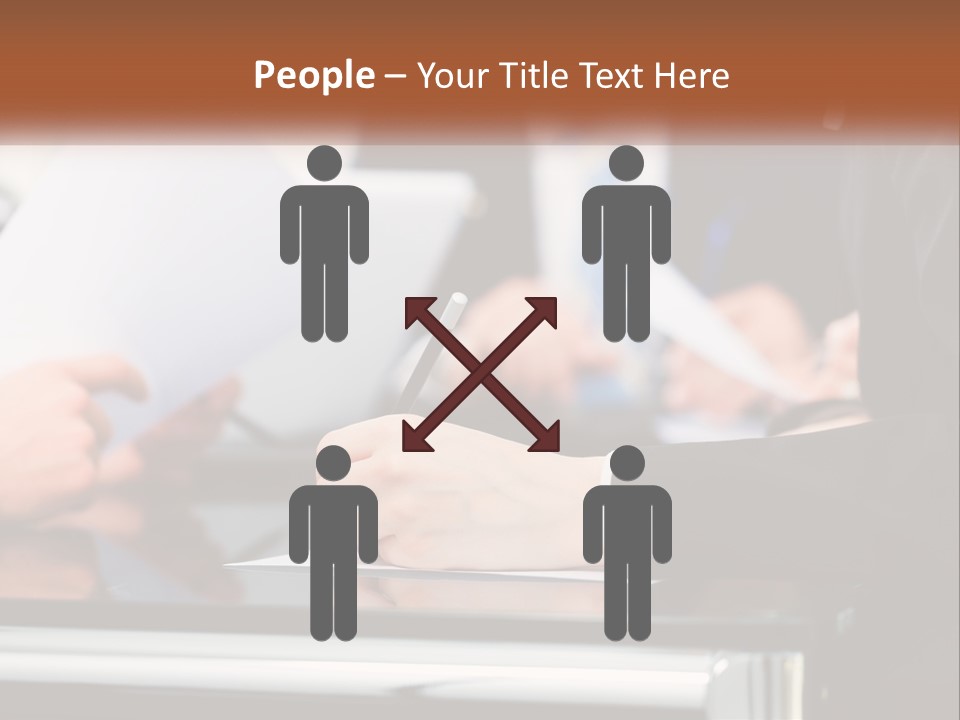 Man Blue Sky Property PowerPoint Template