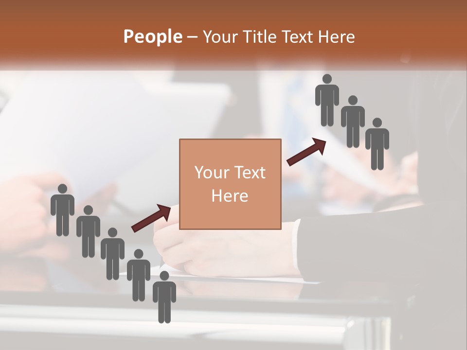 Man Blue Sky Property PowerPoint Template