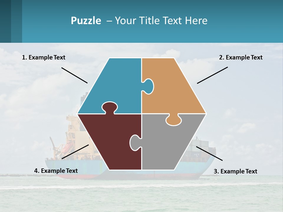 Blue Sky Conceptual Holding PowerPoint Template