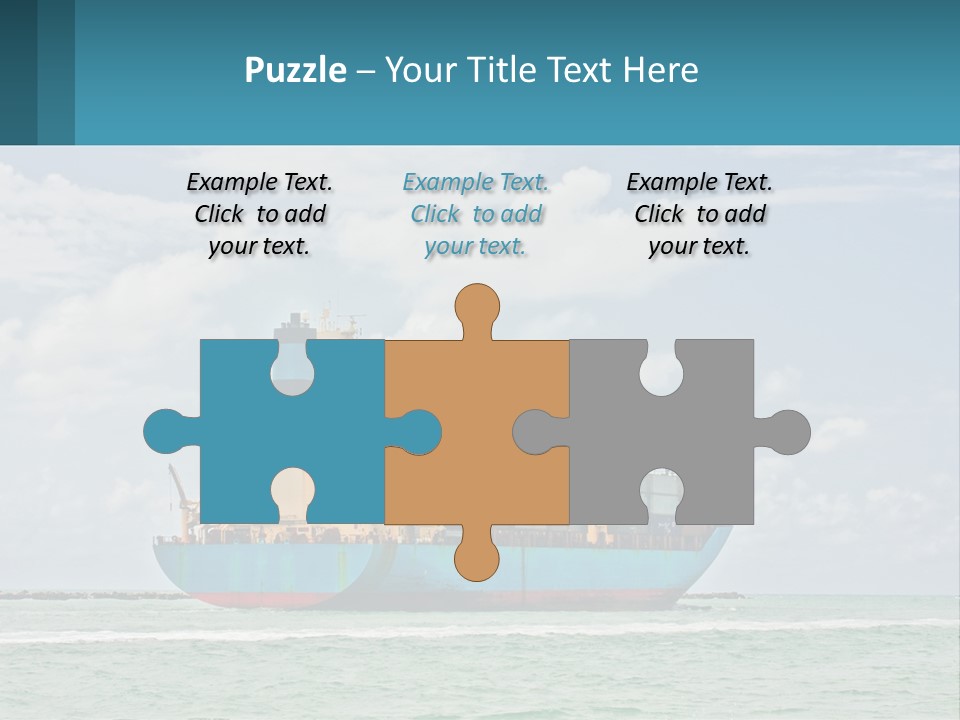 Blue Sky Conceptual Holding PowerPoint Template