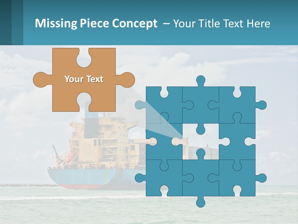 Blue Sky Conceptual Holding PowerPoint Template