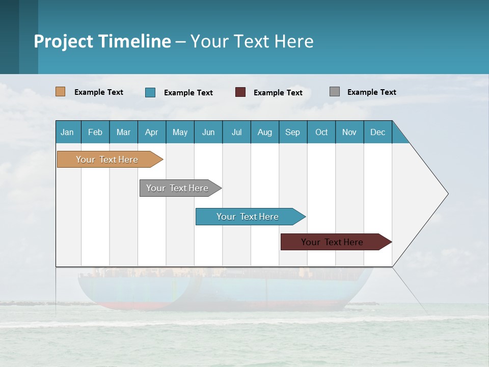 Blue Sky Conceptual Holding PowerPoint Template