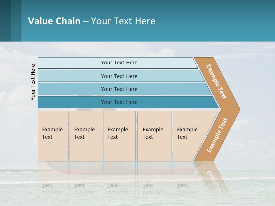 Blue Sky Conceptual Holding PowerPoint Template