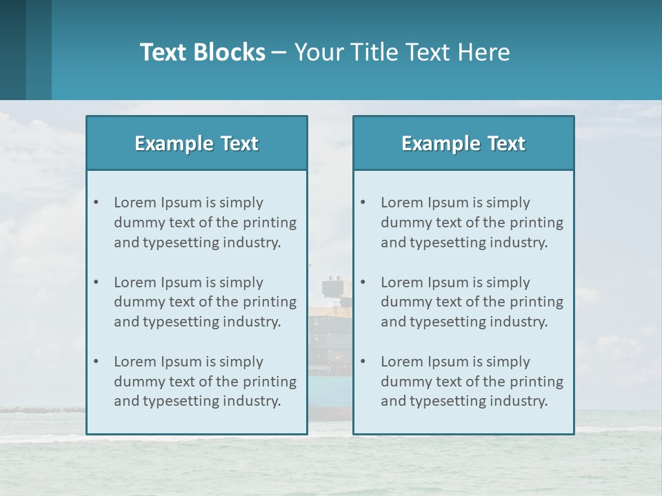 Blue Sky Conceptual Holding PowerPoint Template