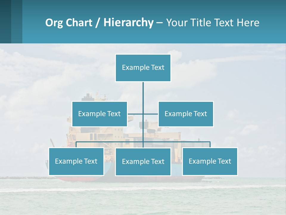 Blue Sky Conceptual Holding PowerPoint Template