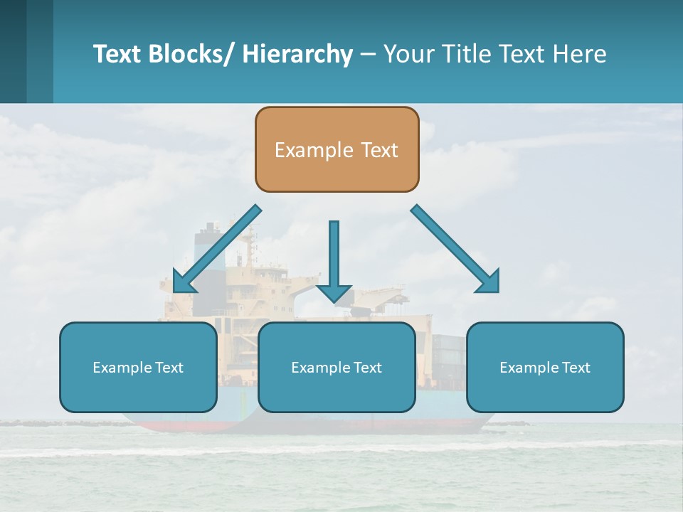 Blue Sky Conceptual Holding PowerPoint Template