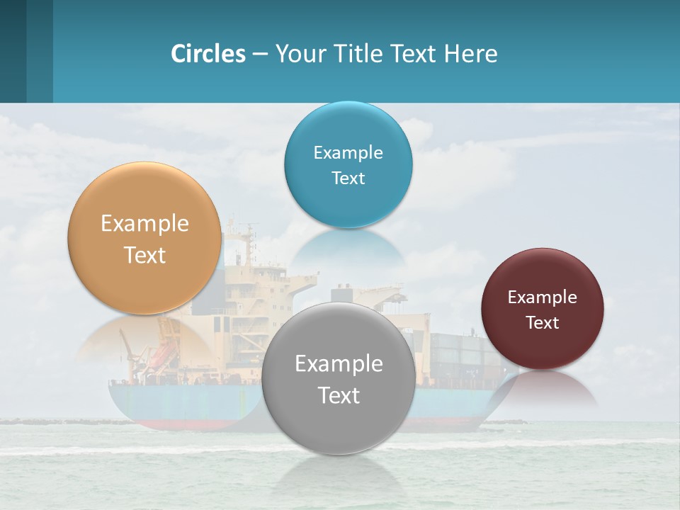 Blue Sky Conceptual Holding PowerPoint Template