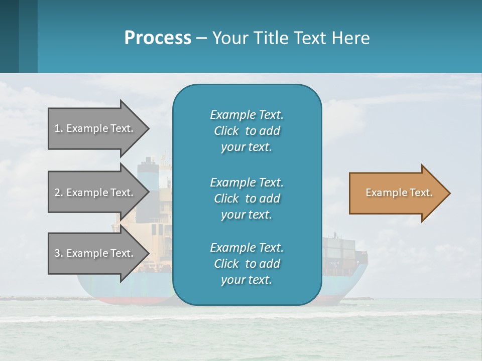 Blue Sky Conceptual Holding PowerPoint Template