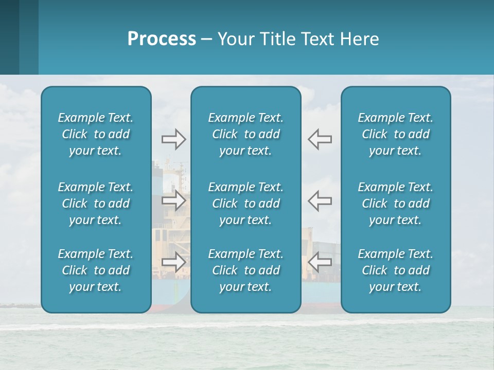 Blue Sky Conceptual Holding PowerPoint Template
