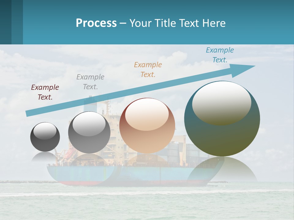 Blue Sky Conceptual Holding PowerPoint Template