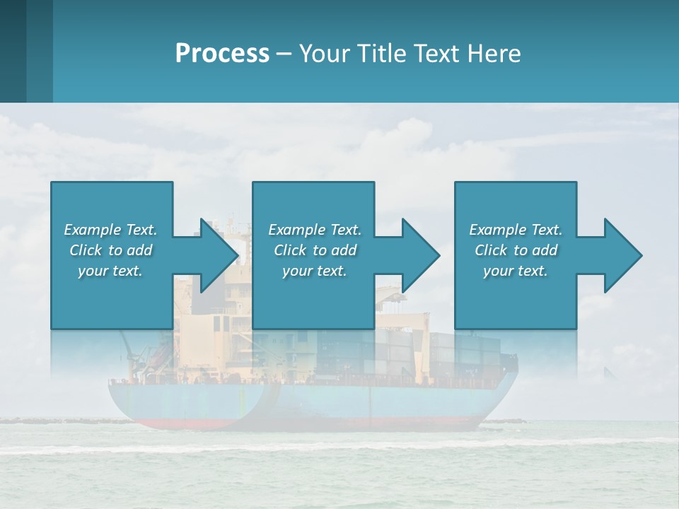Blue Sky Conceptual Holding PowerPoint Template
