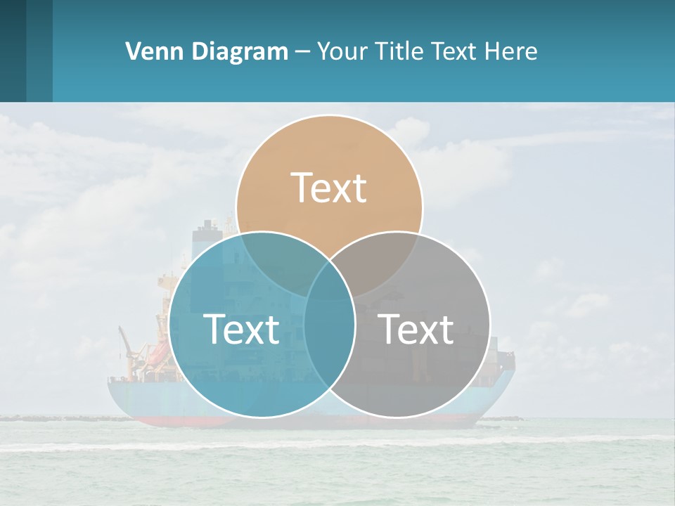 Blue Sky Conceptual Holding PowerPoint Template