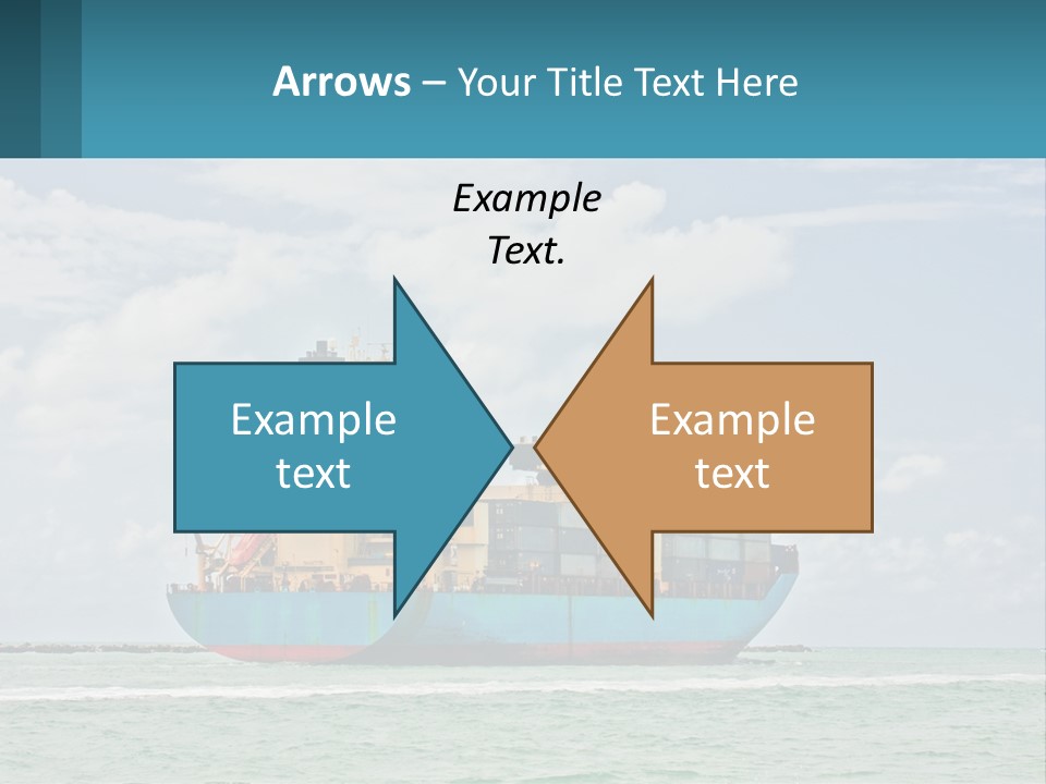 Blue Sky Conceptual Holding PowerPoint Template