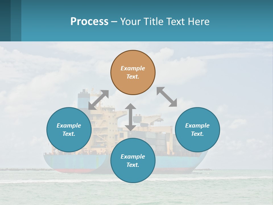 Blue Sky Conceptual Holding PowerPoint Template