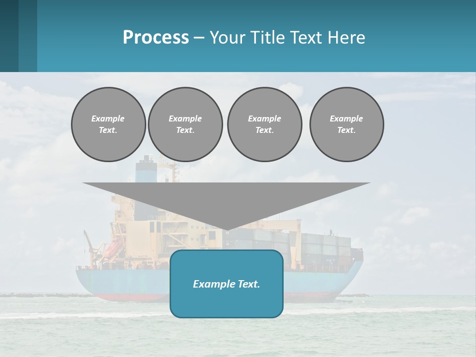 Blue Sky Conceptual Holding PowerPoint Template