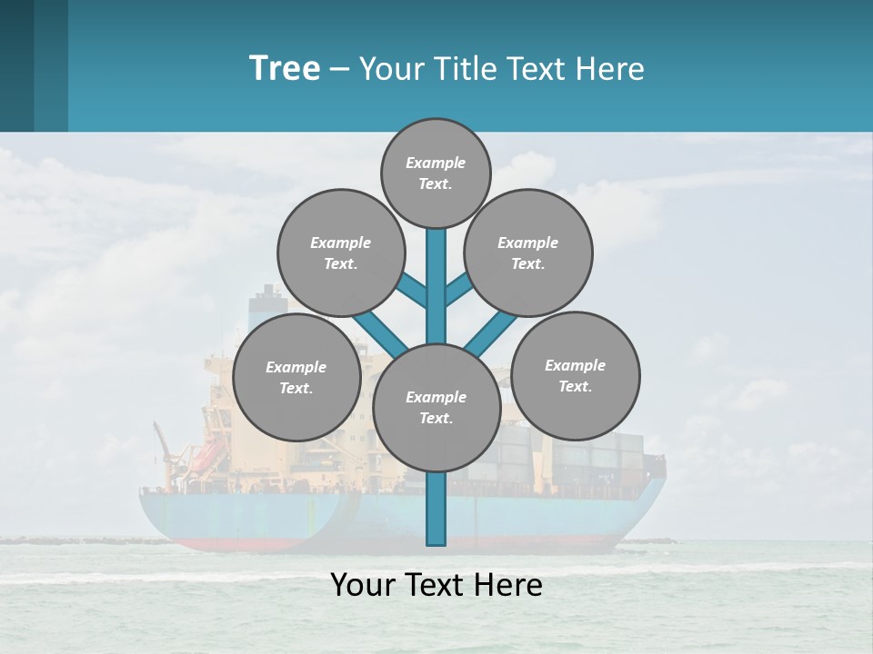 Blue Sky Conceptual Holding PowerPoint Template