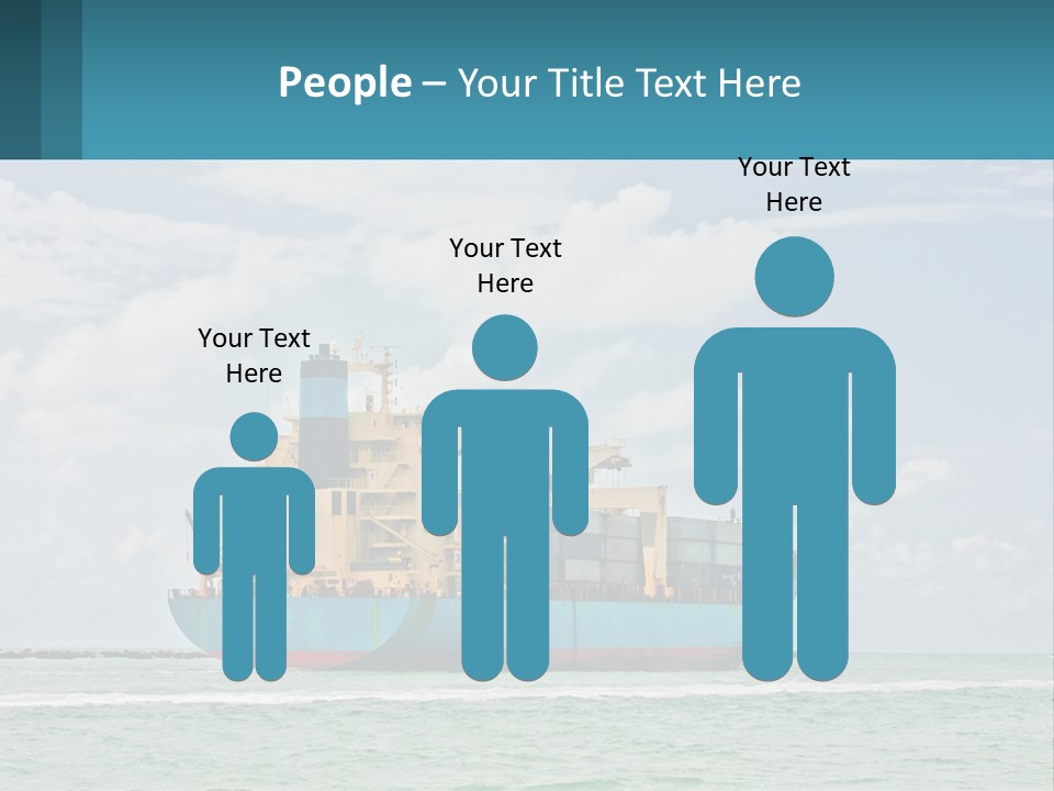 Blue Sky Conceptual Holding PowerPoint Template