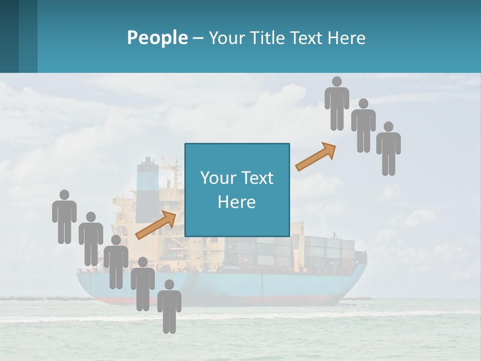 Blue Sky Conceptual Holding PowerPoint Template