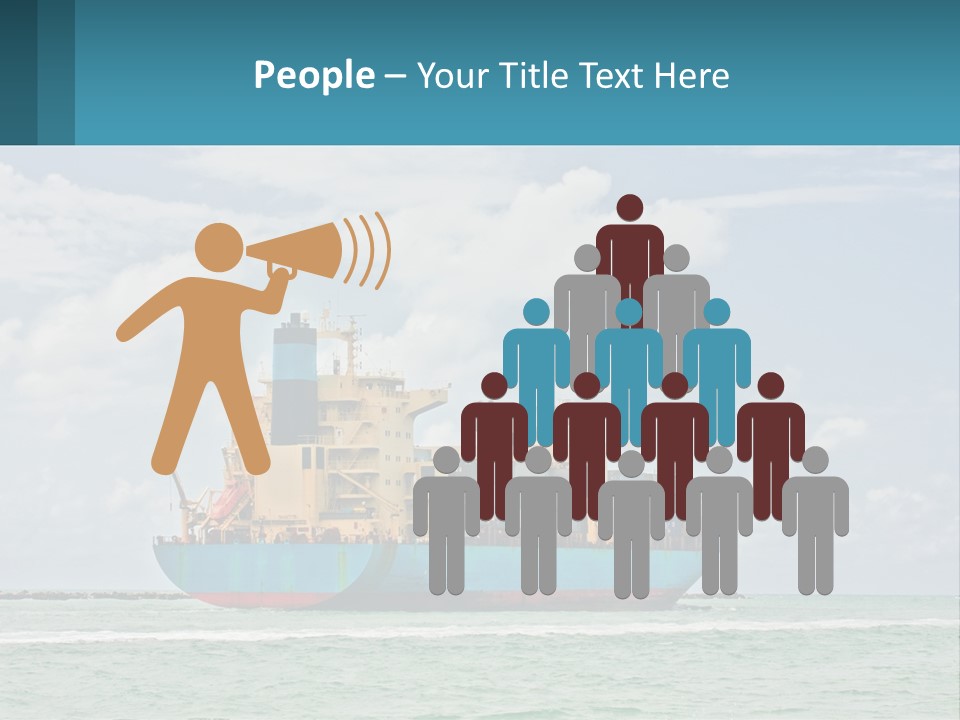 Blue Sky Conceptual Holding PowerPoint Template