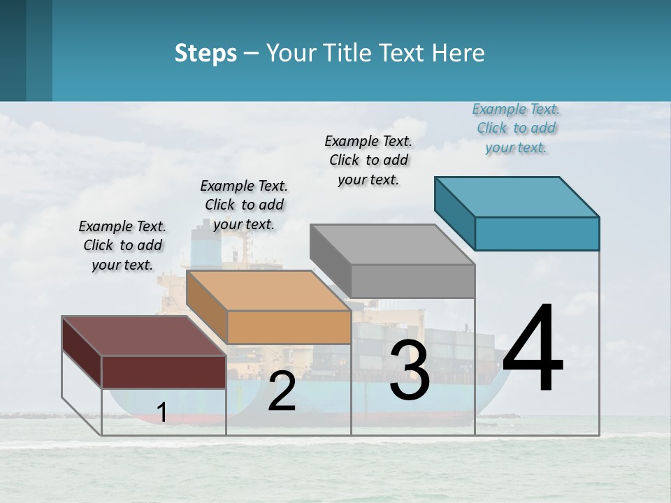 Blue Sky Conceptual Holding PowerPoint Template