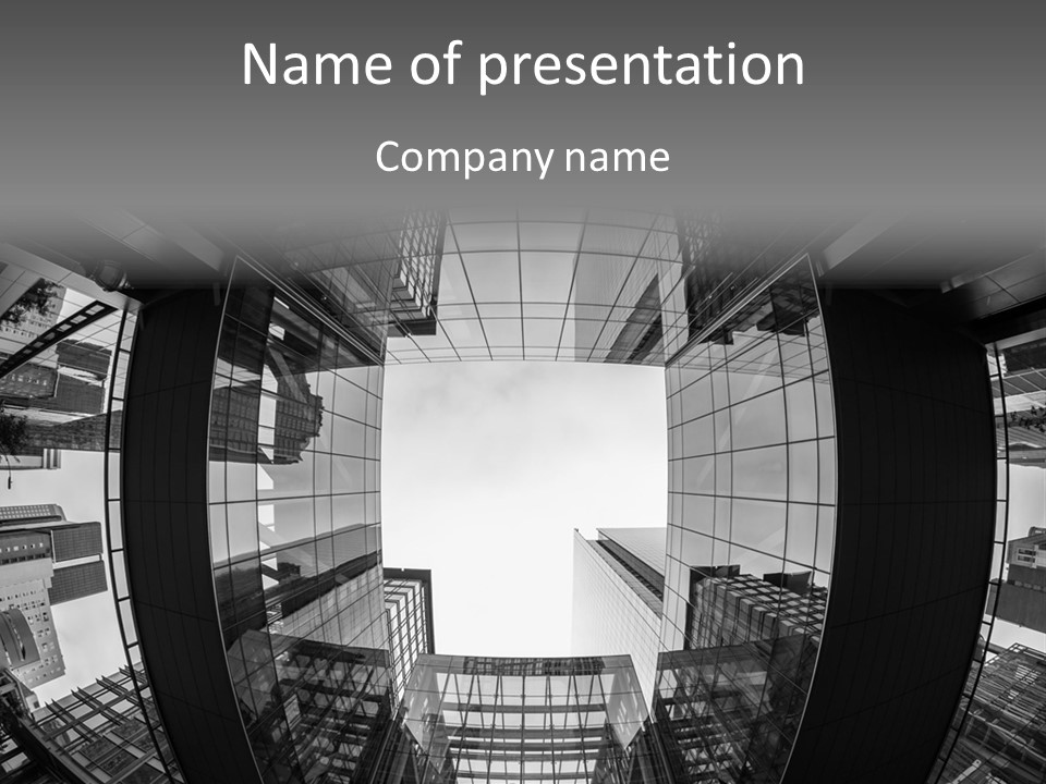 Green Finance Architect PowerPoint Template