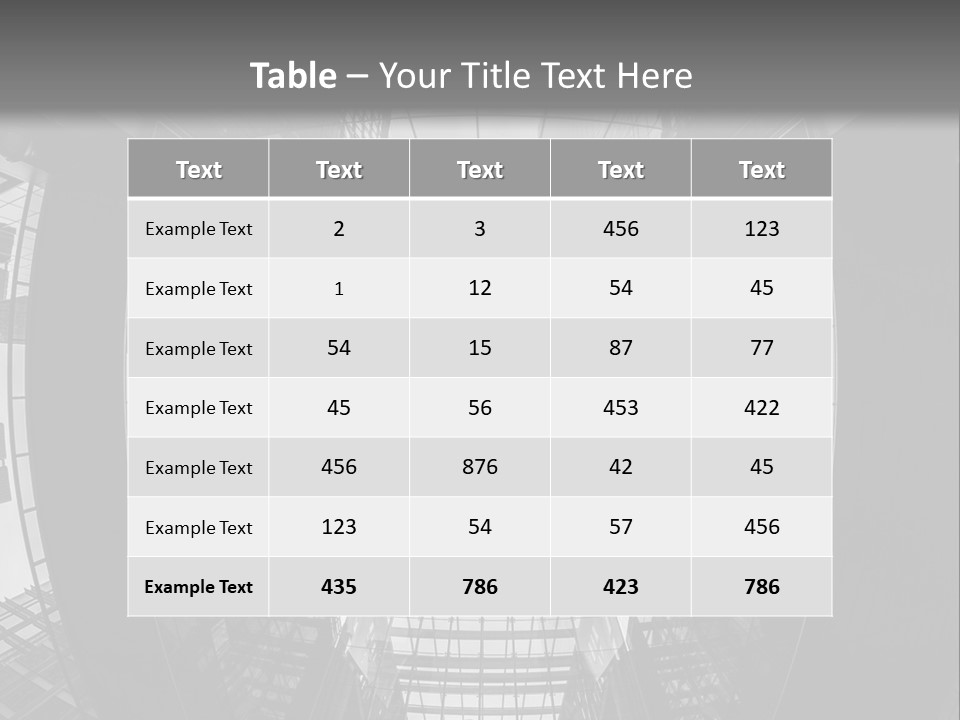 Green Finance Architect PowerPoint Template