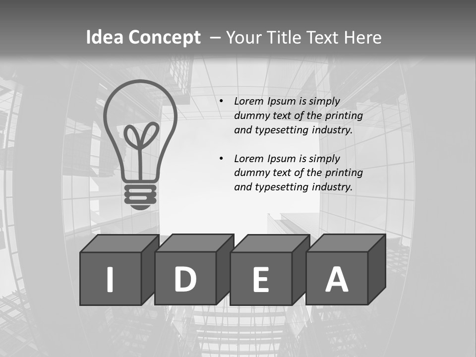 Green Finance Architect PowerPoint Template