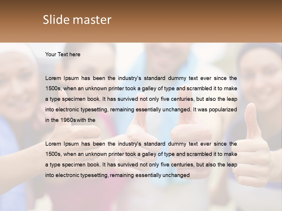 Property Background Leaf PowerPoint Template