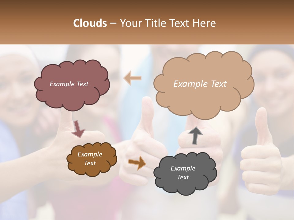 Property Background Leaf PowerPoint Template