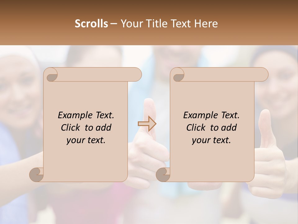 Property Background Leaf PowerPoint Template