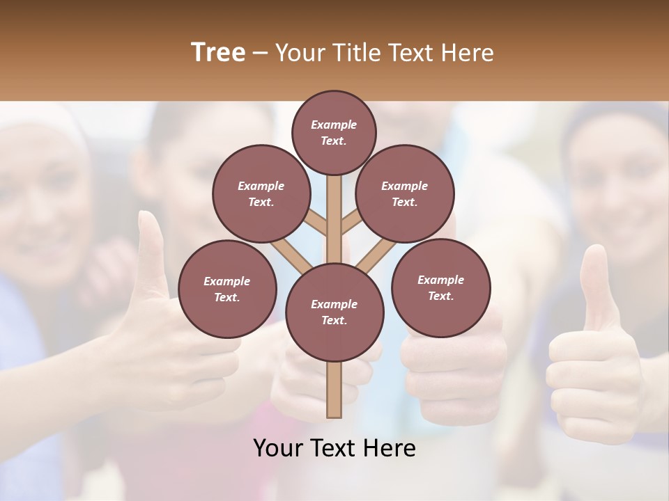 Property Background Leaf PowerPoint Template