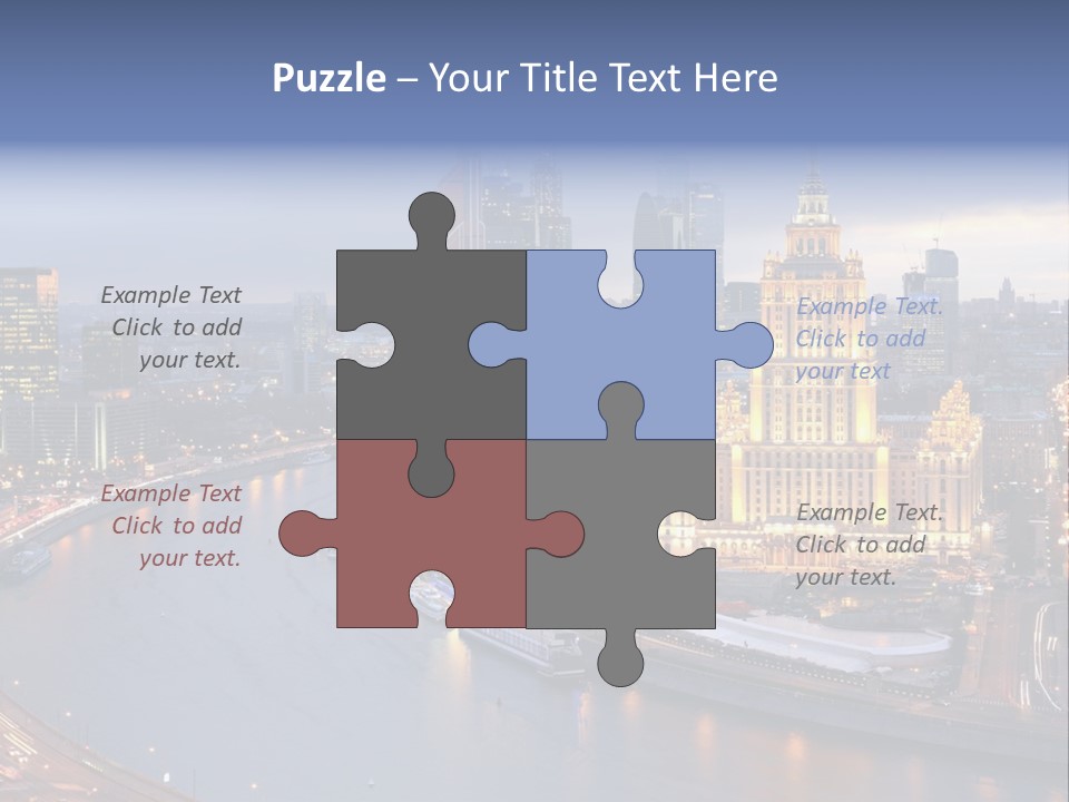 Holding Sky Ownership PowerPoint Template