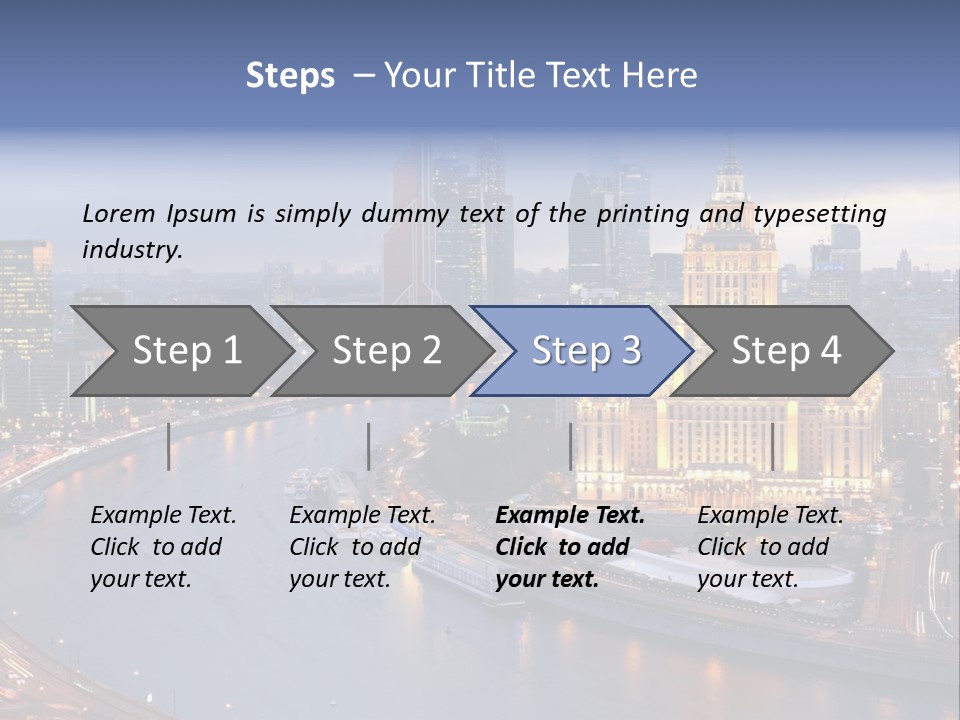 Holding Sky Ownership PowerPoint Template