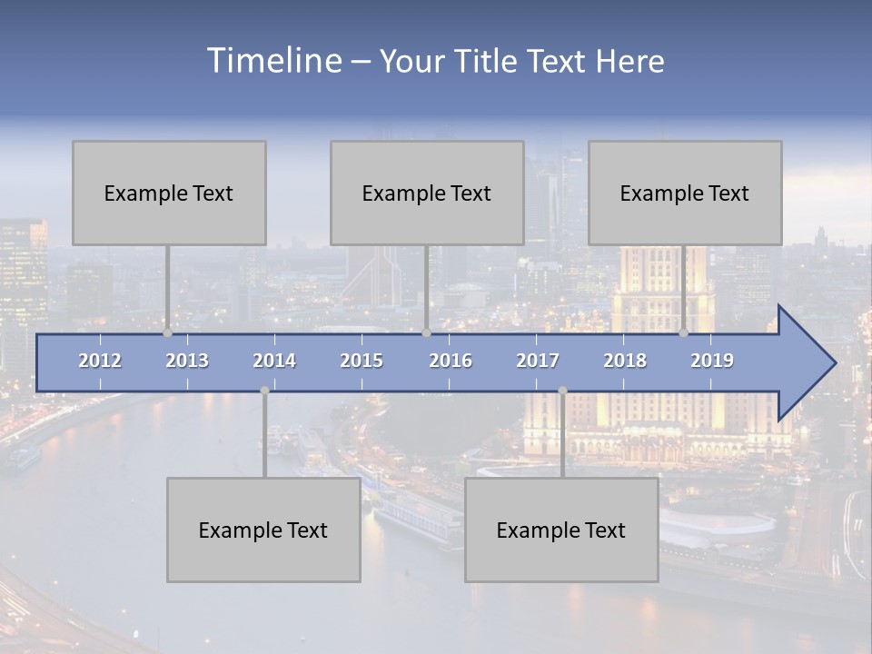 Holding Sky Ownership PowerPoint Template