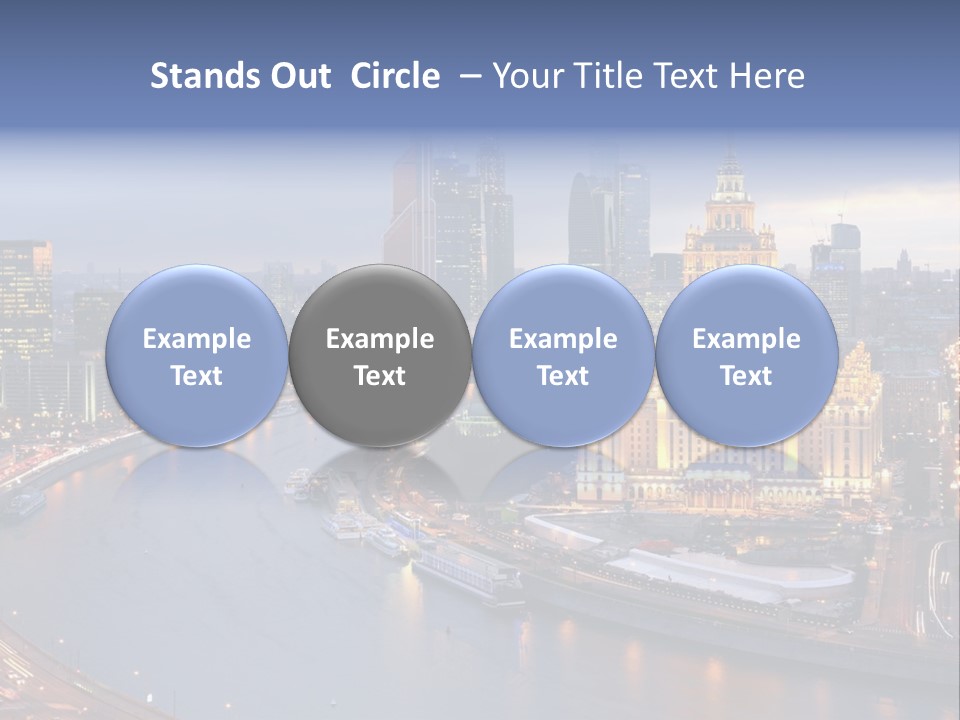 Holding Sky Ownership PowerPoint Template