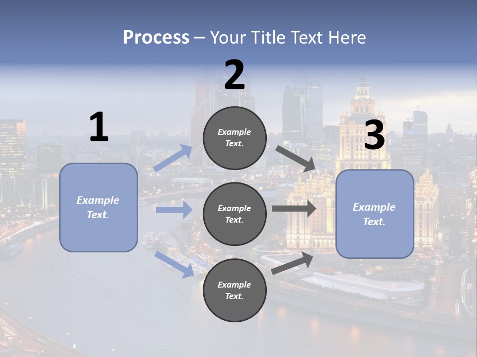 Holding Sky Ownership PowerPoint Template