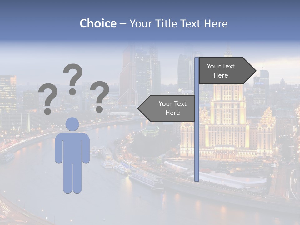 Holding Sky Ownership PowerPoint Template